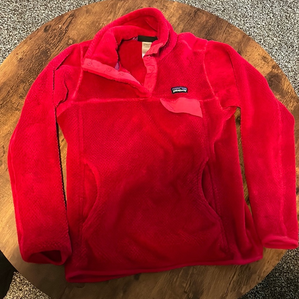 Red Patagonia retool fleece